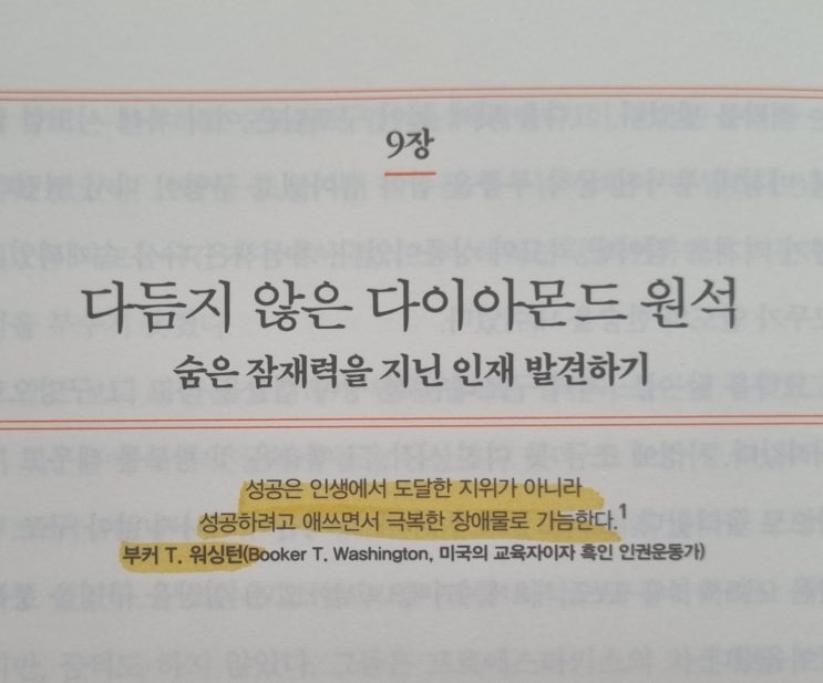  다듬지 않은 다이아몬드 원석 숨은 잠재력을 지닌 인재 발견하기 히든 포텐셜
