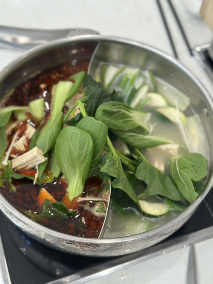  강남역 무한리필 샤브샤브 훠궈 샤브지오 가성비 뷔페 편백찜 서비스