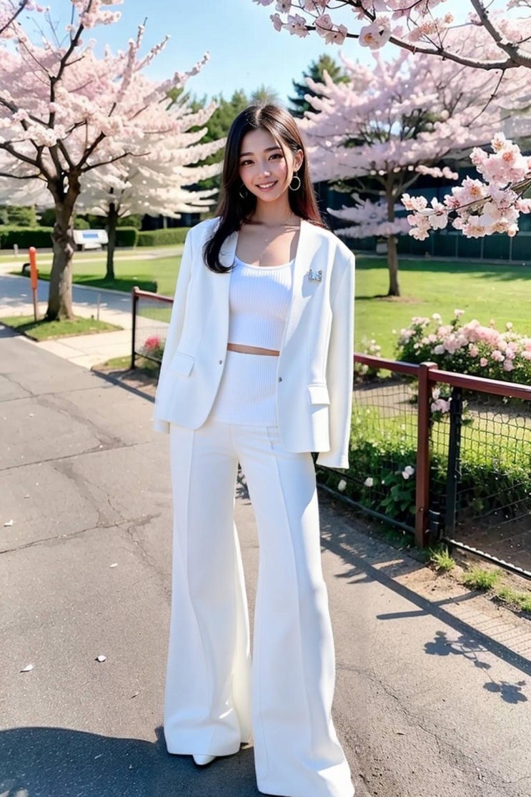  조이너스 노카라 브로치 디테일 정장 재킷 UWTJ030