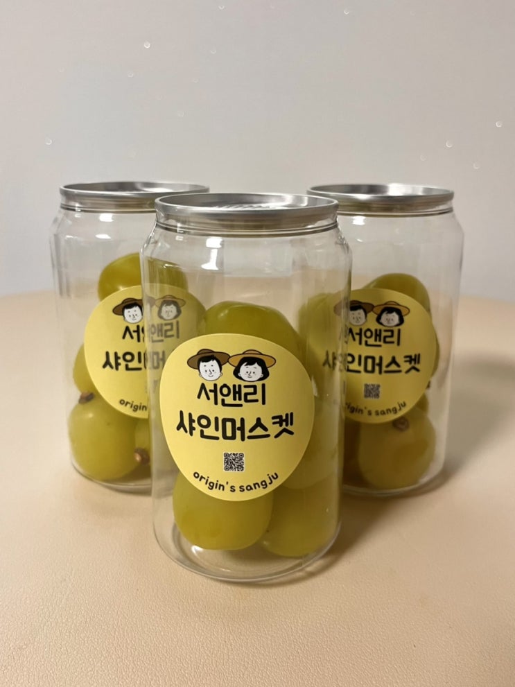  고당도 샤인머스켓 추천 간편하게 가지고 다닐 수 있는 캔과일 서앤리