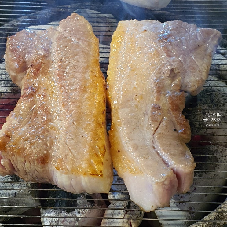  구리 맛집 비가우돈 가성비 좋은 고기집 교문동 히든 삼겹살 껍데기 추천메뉴