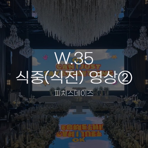  [W.35 식중(식전)영상②] 피치스데이즈 픽사인트로+픽사하이틴 메리빌리아 수원 컨벤션홀 영상 제작 후기
