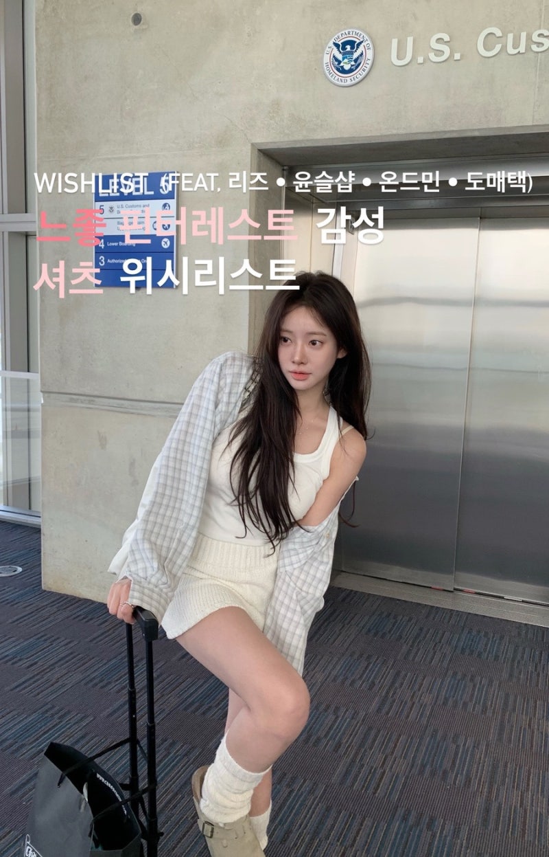Wishlist | 느좋 핀터레스트 감성 셔츠 모음집 (리즈 윤슬샵 온드민 도매택 쇼핑몰)