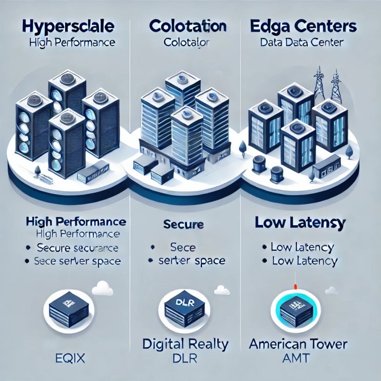 AI 트렌드에 따른 데이터센터 REITs 투자 전략 (2024년 4분기 분석) AI 트렌드에 따른 데이터센터 REITs 투자 전략 (2024년 4분기 분석)