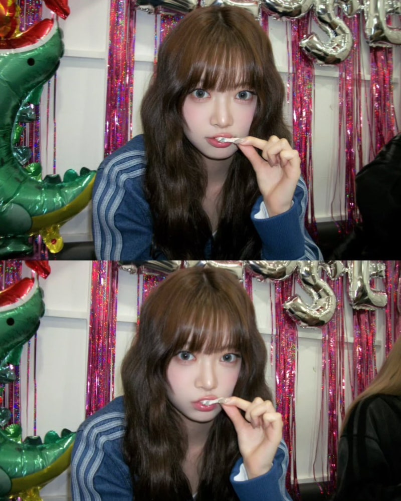 LE SSERAFIM Hong Eunchae's Jersey Info: Adidas Adicolor Denim Track Top