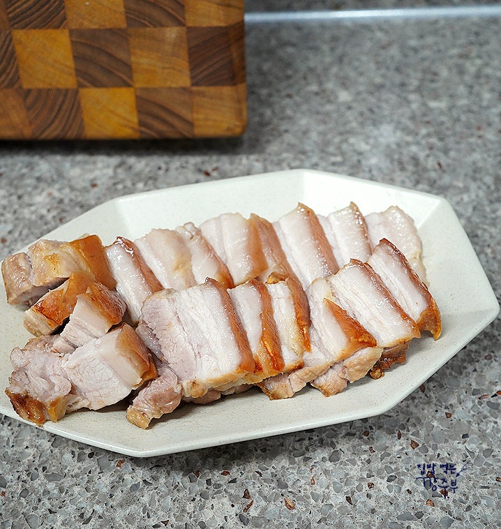 에어프라이어 통삼겹 굽는법 요리 시간 통삼겹구이 삼겹살 종이호일