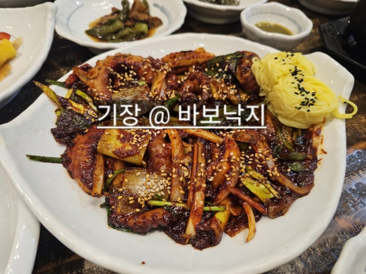  기장 바보낙지 낙지볶음과 연포탕이 완전 맛있는 곳 ! 기장 맛집 추천 내돈내산