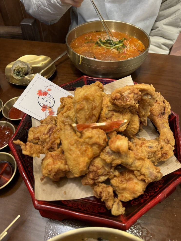  의림지막국수 제천 의림지 맛집 리얼 후기! 메밀 치킨이 미쳤다