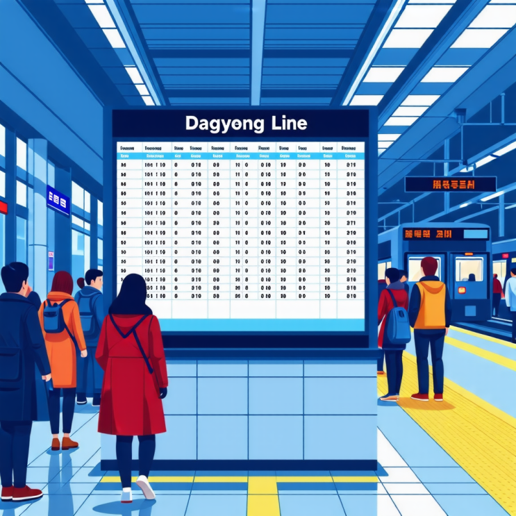  2025 대경선, 막차 시간표 총정리