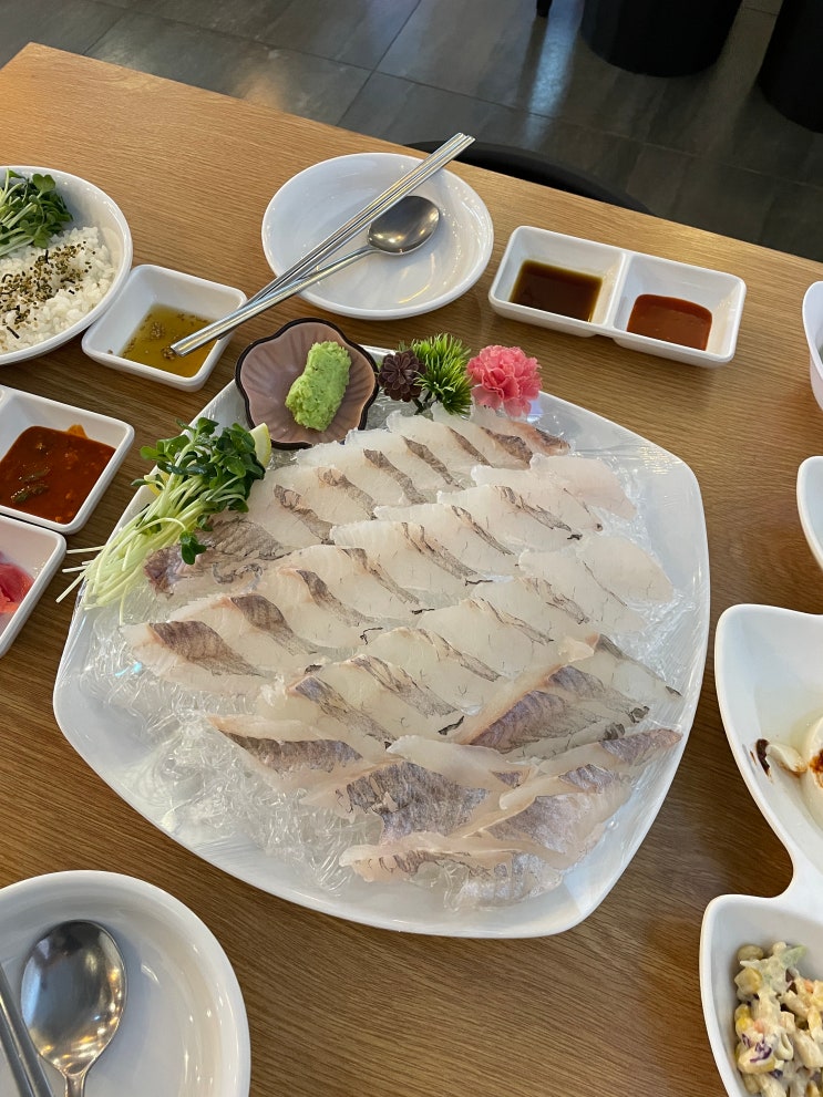  역삼역 맛집 횟집 서울양어장 푸짐한 스끼다시 우럭회 향어회