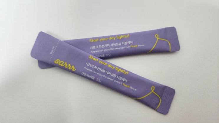  마시는식이섬유 사르르차전자피