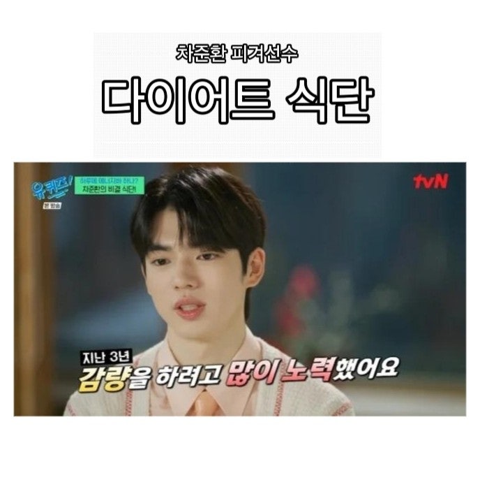 [다이어트] 피겨선수 차준환 다이어트 식단 따라하기