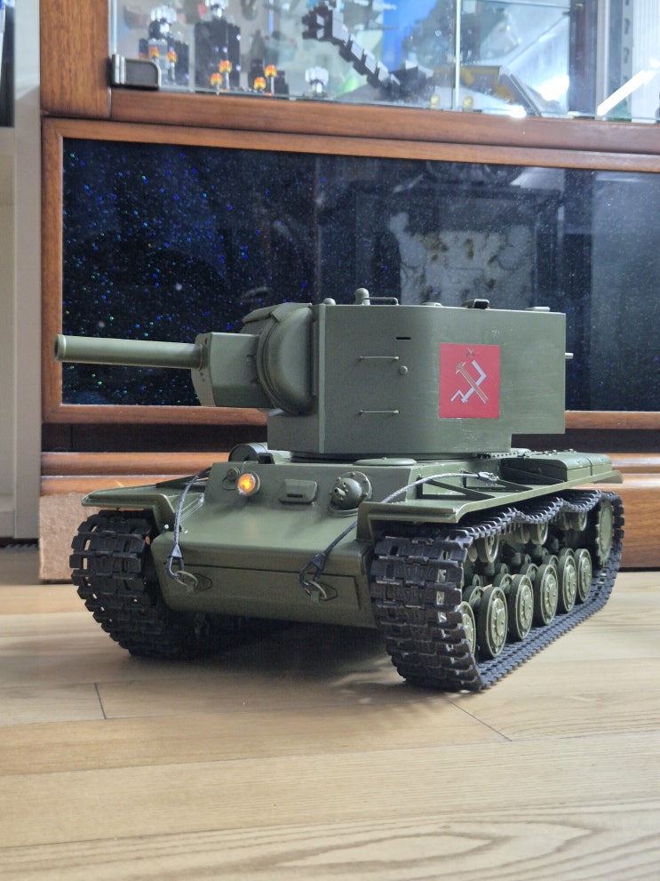  1/16 KV-2 RC -> 걸즈앤판처 버전 개조기 完