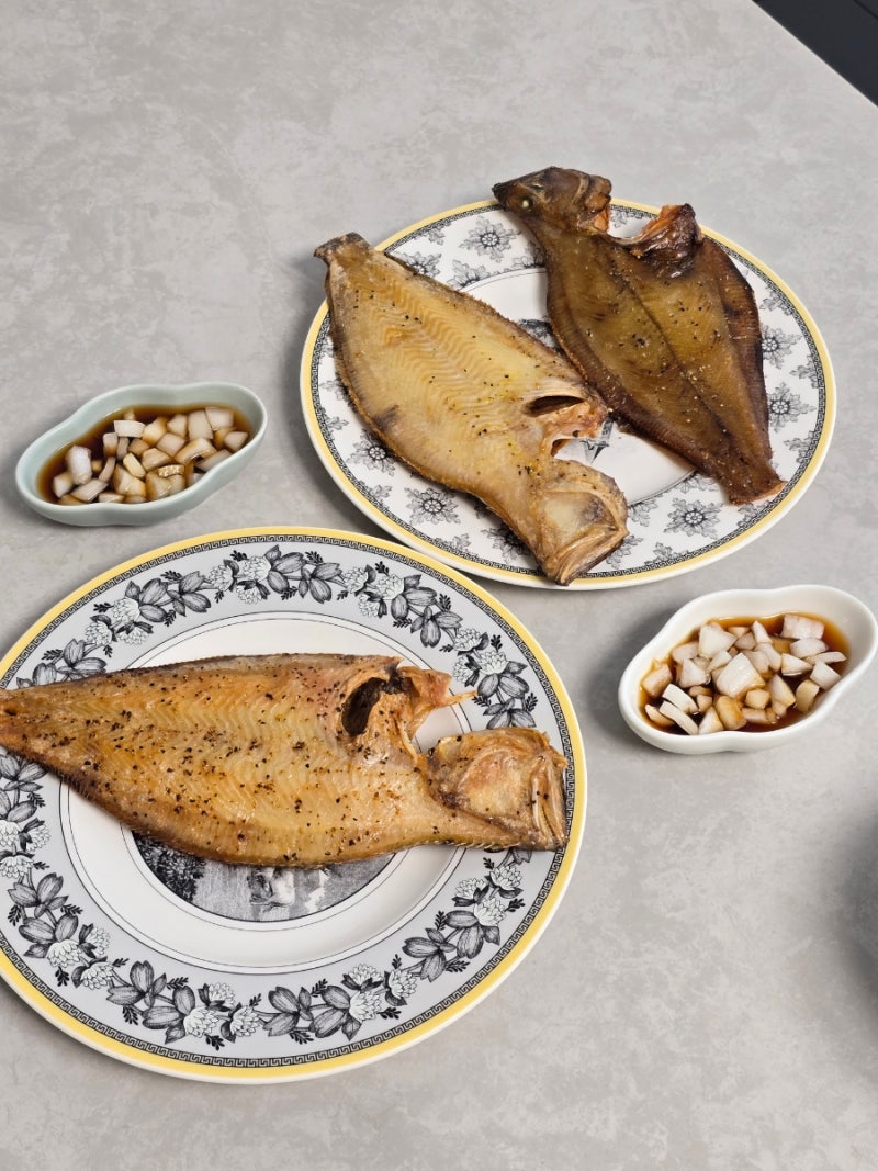 반건조 가자미 굽는법 | 집에서 생선요리 해먹기 삼성 비스포크 큐커 생선