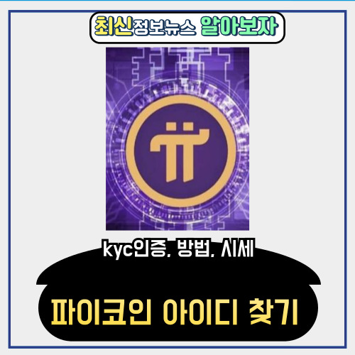  파이코인 아이디 찾기 (ft. kyc인증, 방법, 시세)