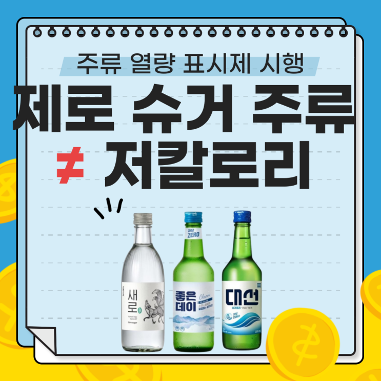  2025년 주류 열량 표시제 시행! 제로 슈거 주류, 정말 무칼로리일까?