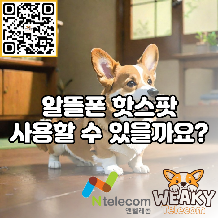  알뜰폰도 핫스팟을 사용할 수 있을까요?