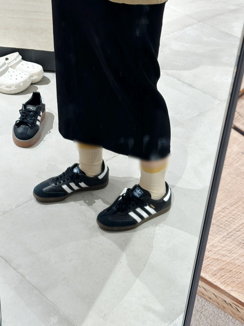아디다스 삼바 OG 블랙 B75807 구입후기, 사이즈 팁(블랙핑크 지수)