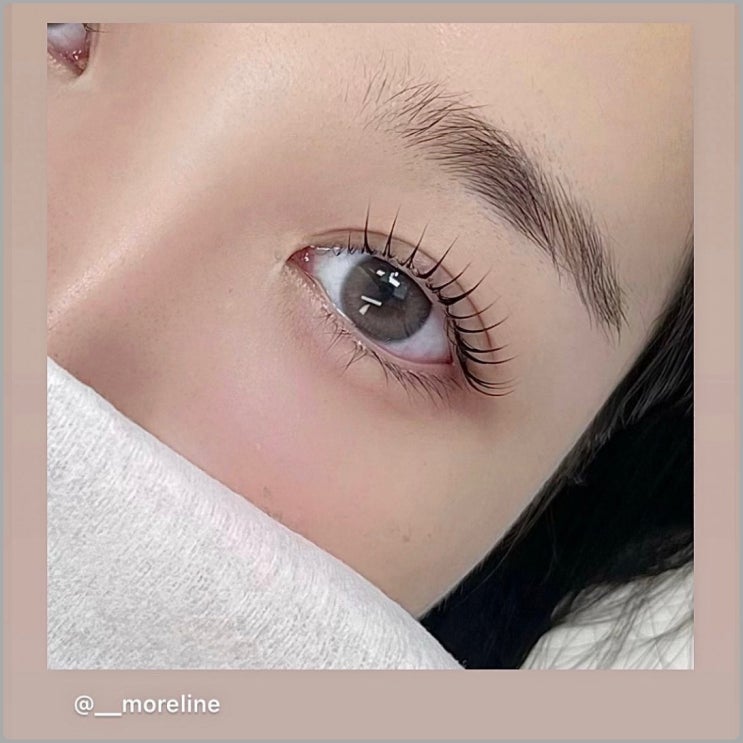  [잠실속눈썹] 모어라인 펌/연장/눈썹 꼼꼼 만족 후기