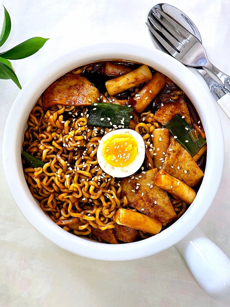 짜장 라볶이 레시피 백종원 짜장 라볶이 짜장 떡볶이 만드는 법