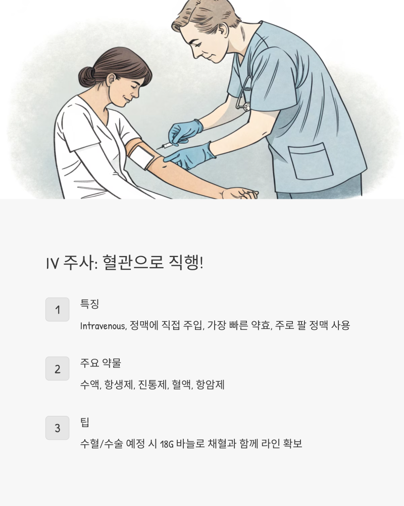 투약 경로별, SC IM IV ID 주사! 차이점 완벽 정리하고 안전하게 투약하세요! : 네이버 블로그
