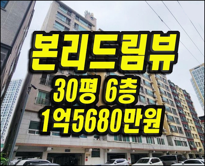  달서구 본리동 본리드림뷰 아파트 빌라 경매 재개발
