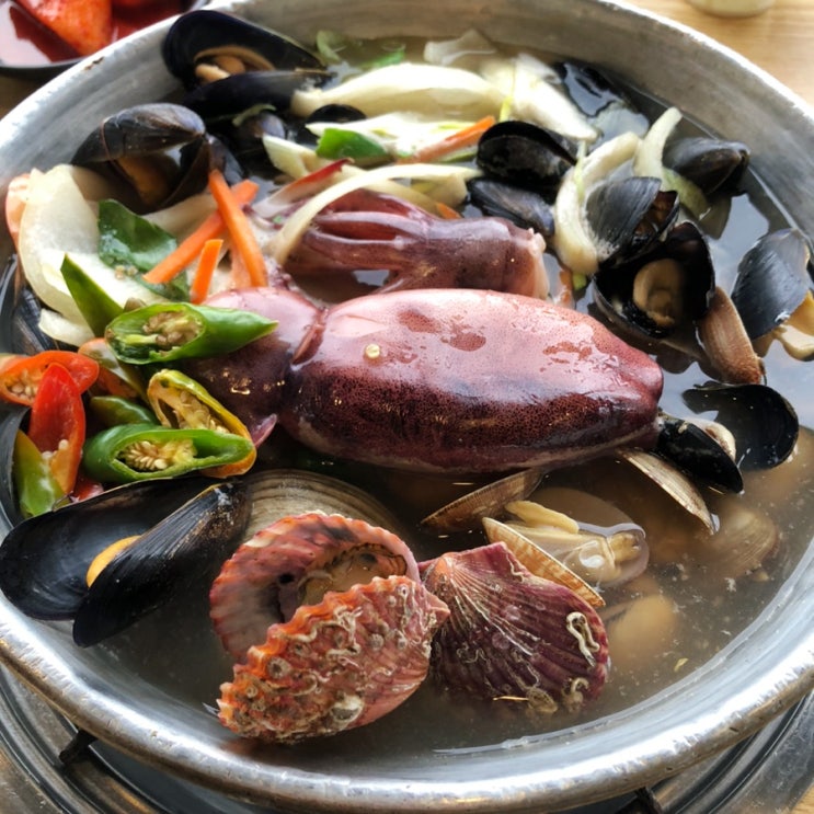  소래포구 칼국수 맛집 통큰칼국수 만두 수제비 내돈내산