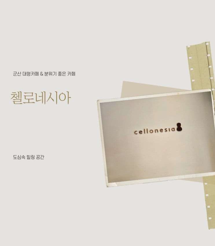  군산대형카페/분위기에 두번 취하는 첼로네시아카페