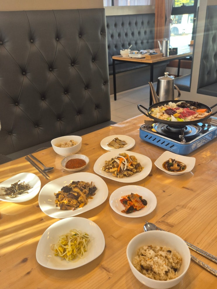 [옥천맛집] 송고가 송고버섯으로 만든 요리 정식 추천 내돈내산