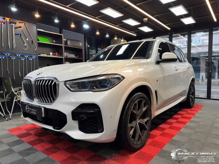  인천 BMW X5 스크래치로 인한 판금도색 정확한 작업과 신속한 출고