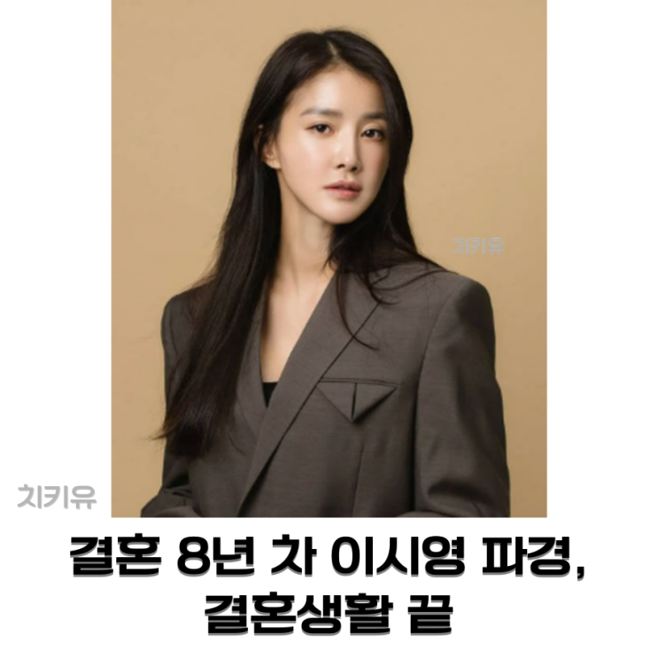  결혼 8년 차 이시영 파경, 결혼생활 끝