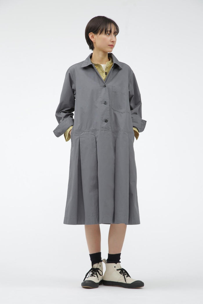  10%세일) 마가랫호웰 MHL. DRY COTTON POPLIN 드라이 코튼 플리츠 원피스