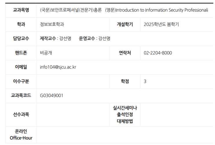  [정보보안전문가총론]미래유망직종 : 정보보안프로페셔널(전문가)총론