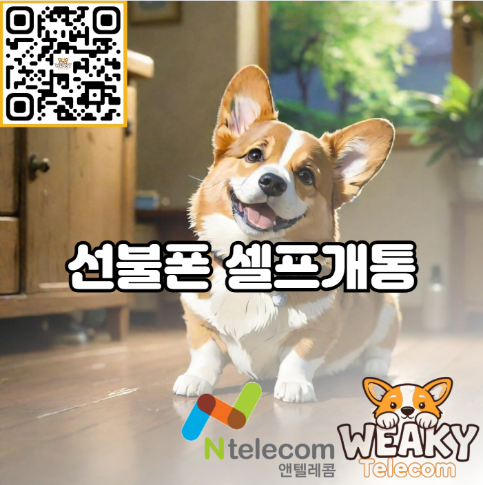  선불폰 셀프개통 간편 인증서만 있다면 누구나 가능합니다!