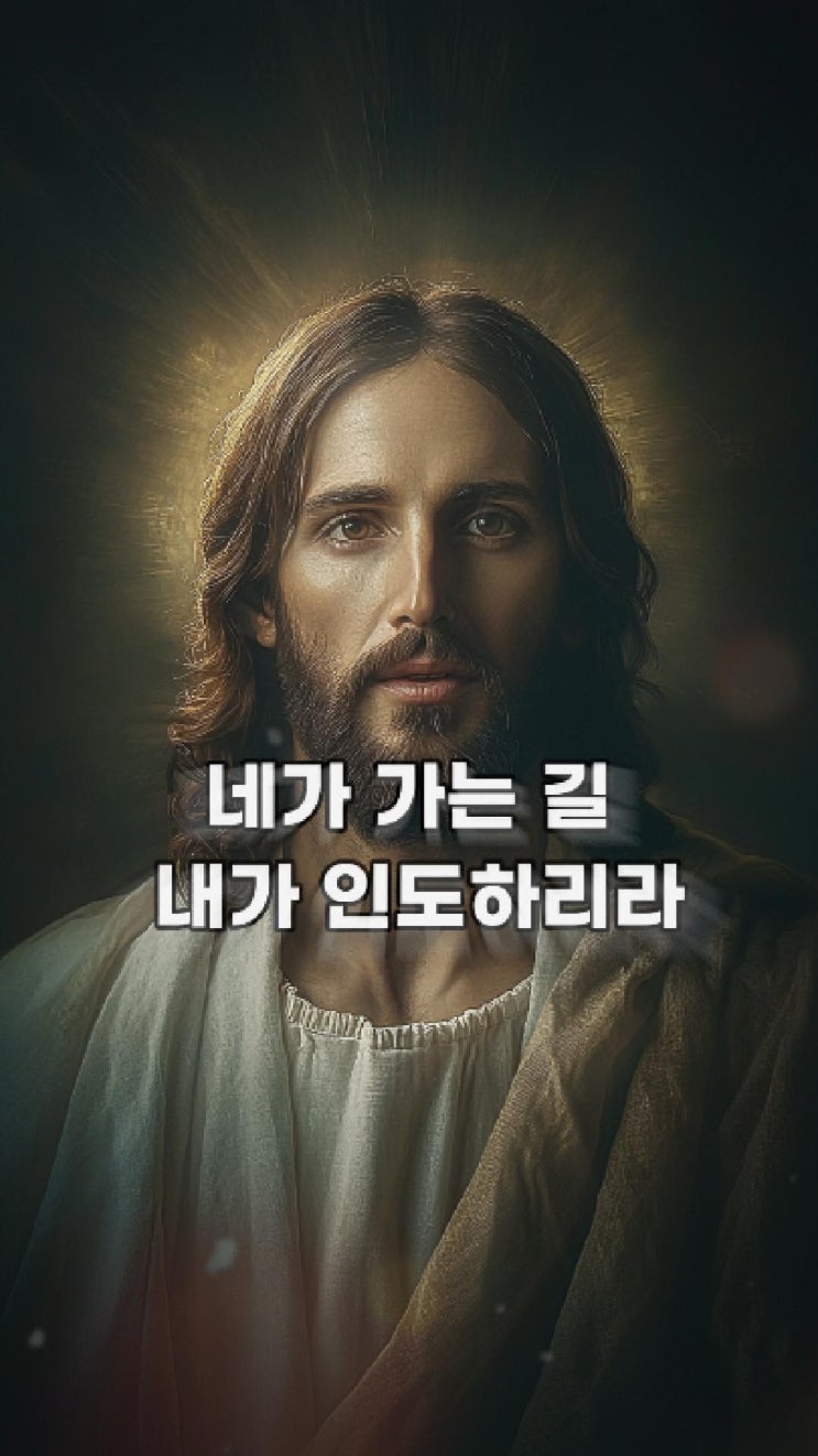  예수님의메시지: 네가 가는 길 내가 인도하리라  예수님마음️