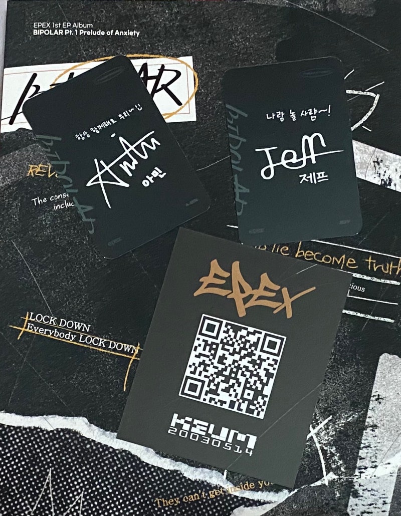 🇰🇷이펙스(EPEX) 1st 「BIPOLAR Pt.1」💿REALITY Ver.、ABY