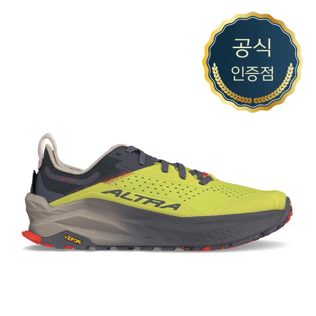 발이 편한 신발, 알트라 올림퍼스6 그린 스타트런에 입고되었습니다.