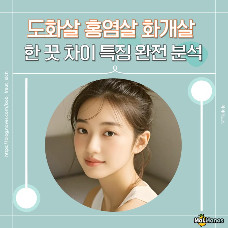  도화살 홍염살 화개살 사주 한 끗 차이 특징 완전 분석