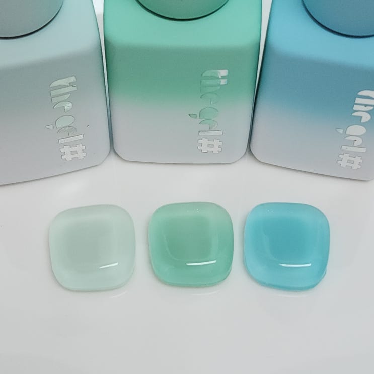  [더젤]팔레트 발색(제주 바다색)