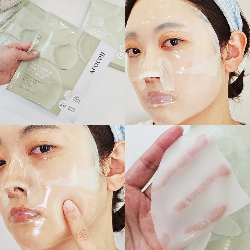 아로셀 시카 리페어 판테놀 겔 마스크팩 피부진정팩 사용법