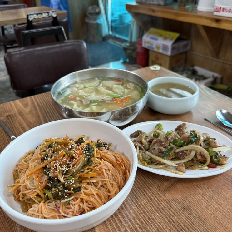 [전주 맛집] 아중호수 비빔국수 수제비 맛집 <아중국수>