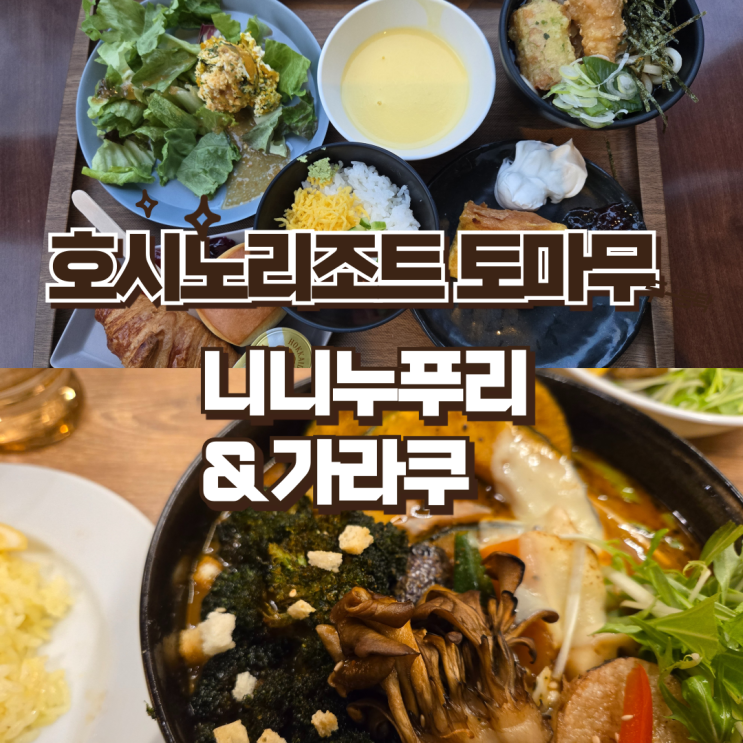  홋카이도 호시노리조트 토마무 - 니니누푸리 조식 뷔페, 가라쿠 후기