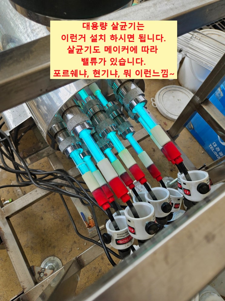  지하수 수질검사 세균 대장균 나오면 살균기 설치, 전남 화순 농가