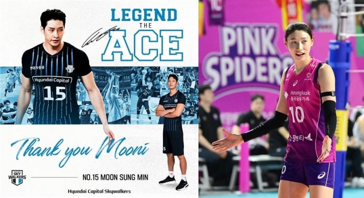 '<b>은퇴</b>' <b>문성민</b>·김연경, 20일 정규리그 최종전서 '작별 인사