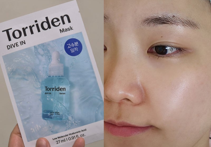 토리든 다이브인 저분자 히알루론산 수분 마스크팩 리뷰