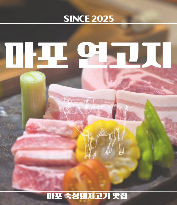 숙성의 미학, 마포 연고지 한판돼지고기로 만나는 감동