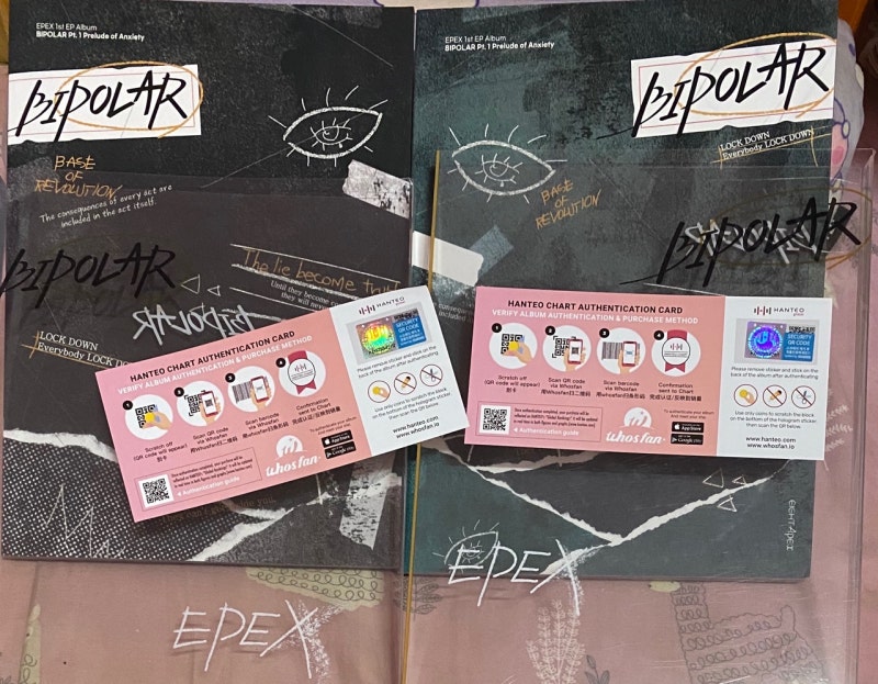 🇰🇷이펙스(EPEX) 1st 「BIPOLAR Pt.1」💿REALITY Ver.、ABY