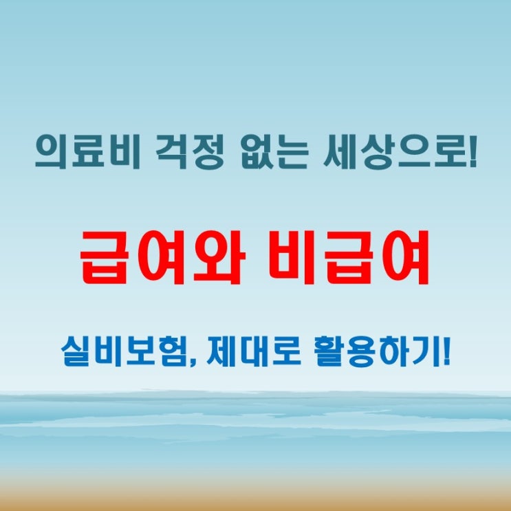  급여 비급여 뜻과 실비보험 적용 기준! 청구 절차 총정리