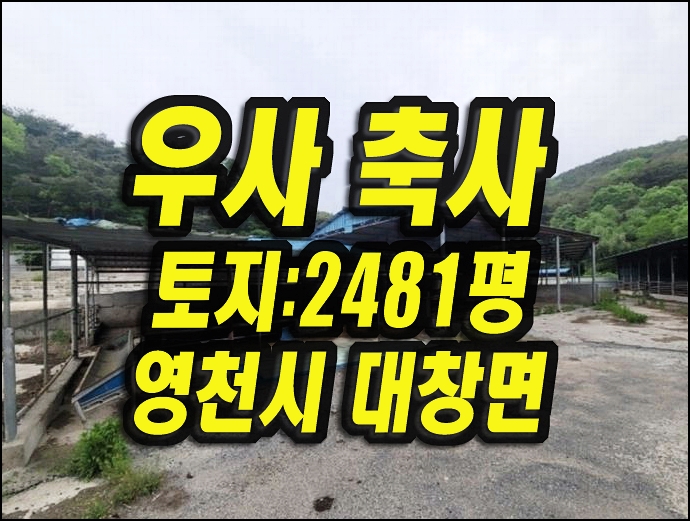  영천시 대창면 어방리 우사 축사 경매 농가관련시설