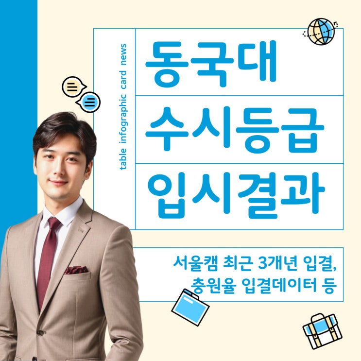  동국대 수시등급 - 2022, 2023, 2024학년도 3개년